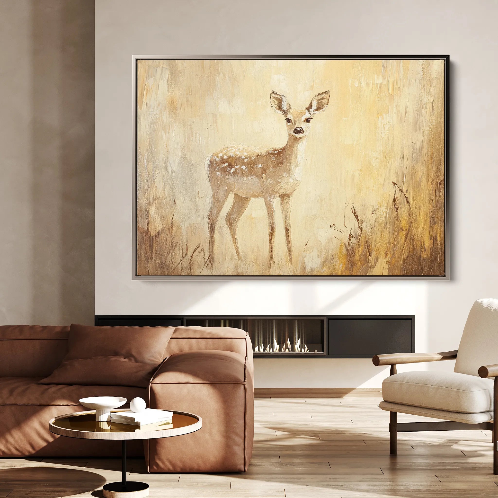 Animals Canvas Wall Art WAD031-AN 90 x 60 cm / Stretched on hidden frame