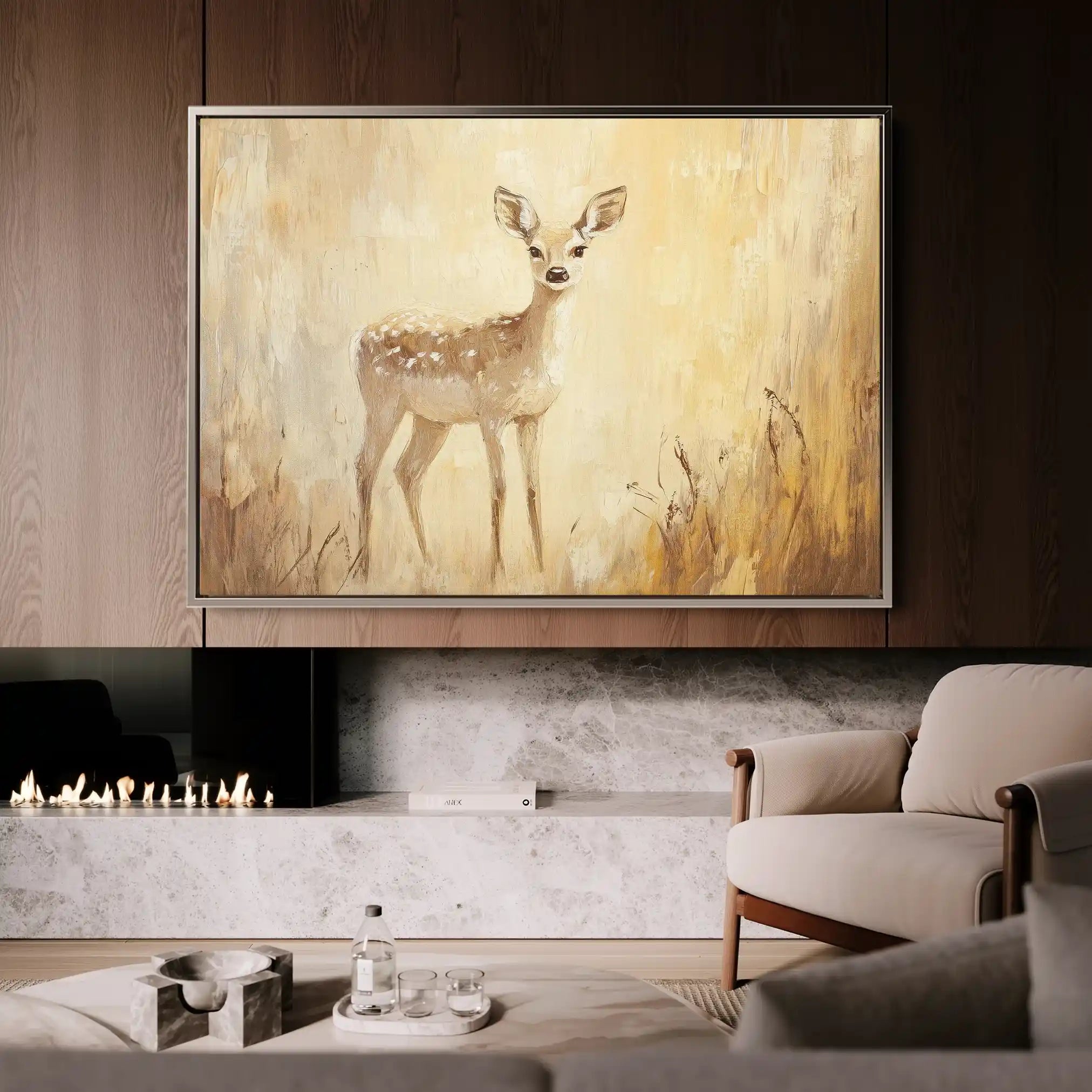 Animals 031 Canvas Art 90 x 60 cm / Stretched on hidden frame