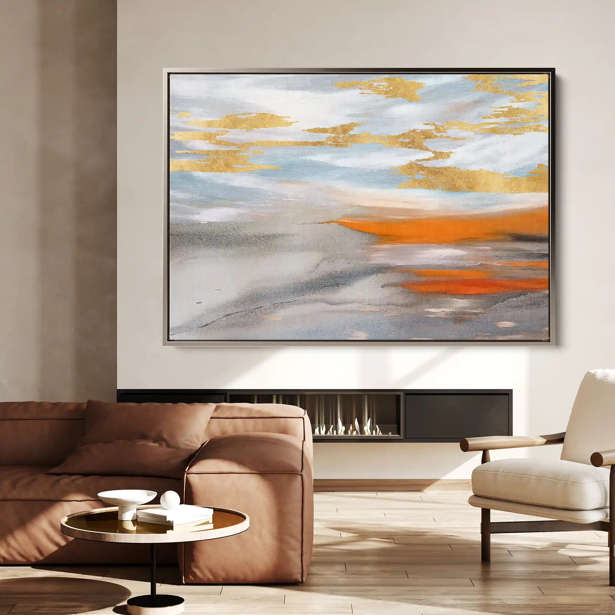 Abstract 031 Canvas Art 60 x 40 cm / Stretched on hidden frame