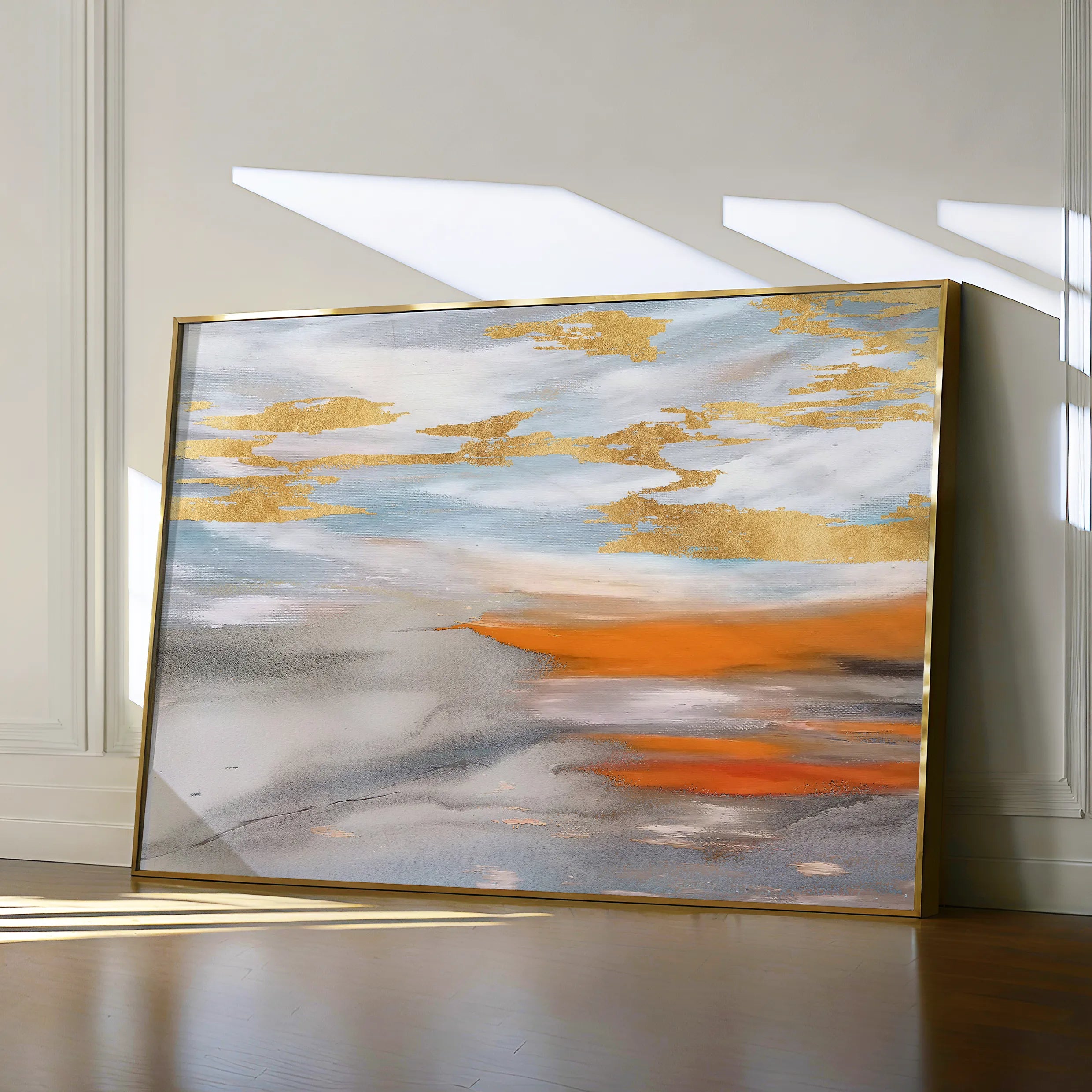 Abstract Canvas Wall Art WAD031-A 90 x 60 cm / Stretched on hidden frame
