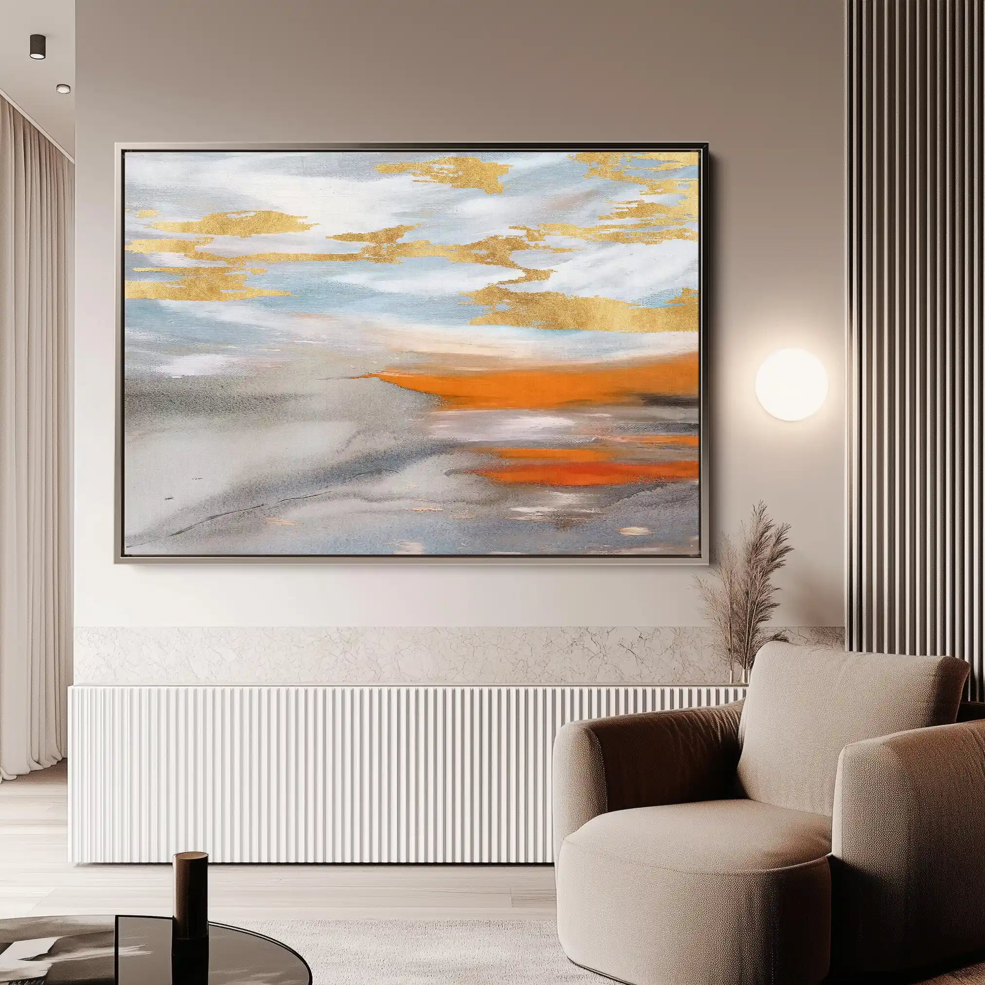 Abstract Canvas Wall Art WAD031-A 90 x 60 cm / Stretched on hidden frame