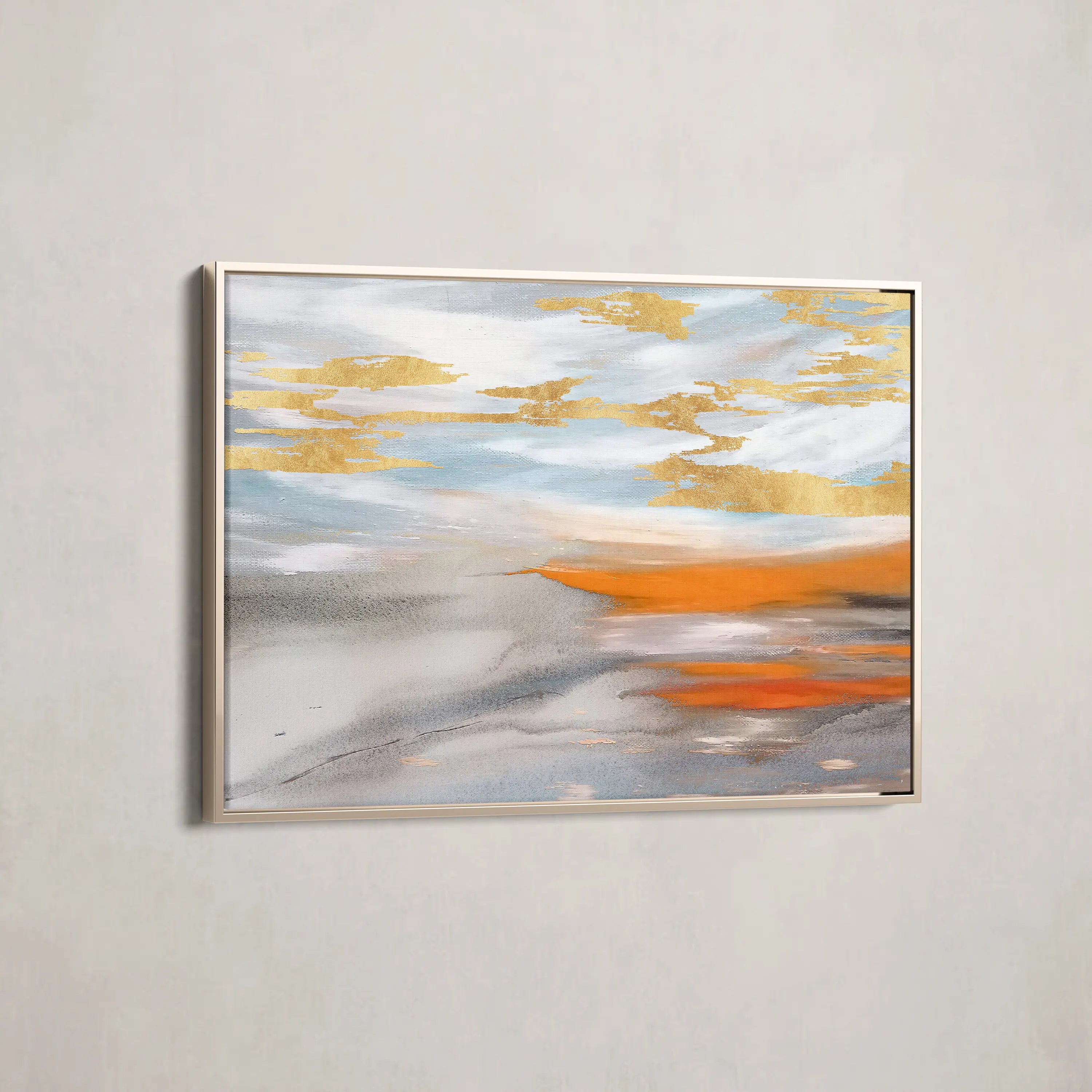 Abstract Canvas Wall Art WAD031-A 90 x 60 cm / Stretched on hidden frame