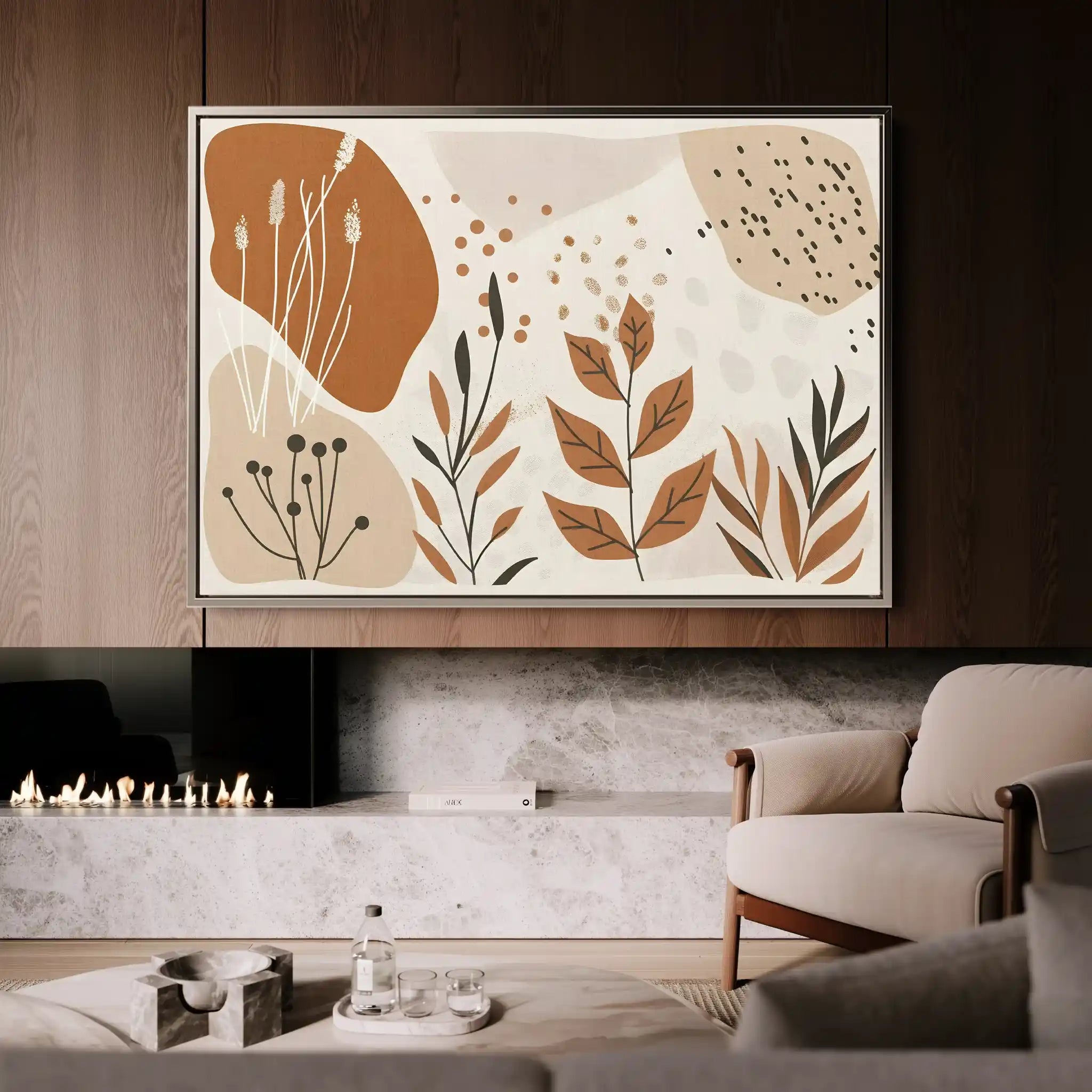 Boho 031 Canvas Art 90 x 60 cm / Stretched on hidden frame