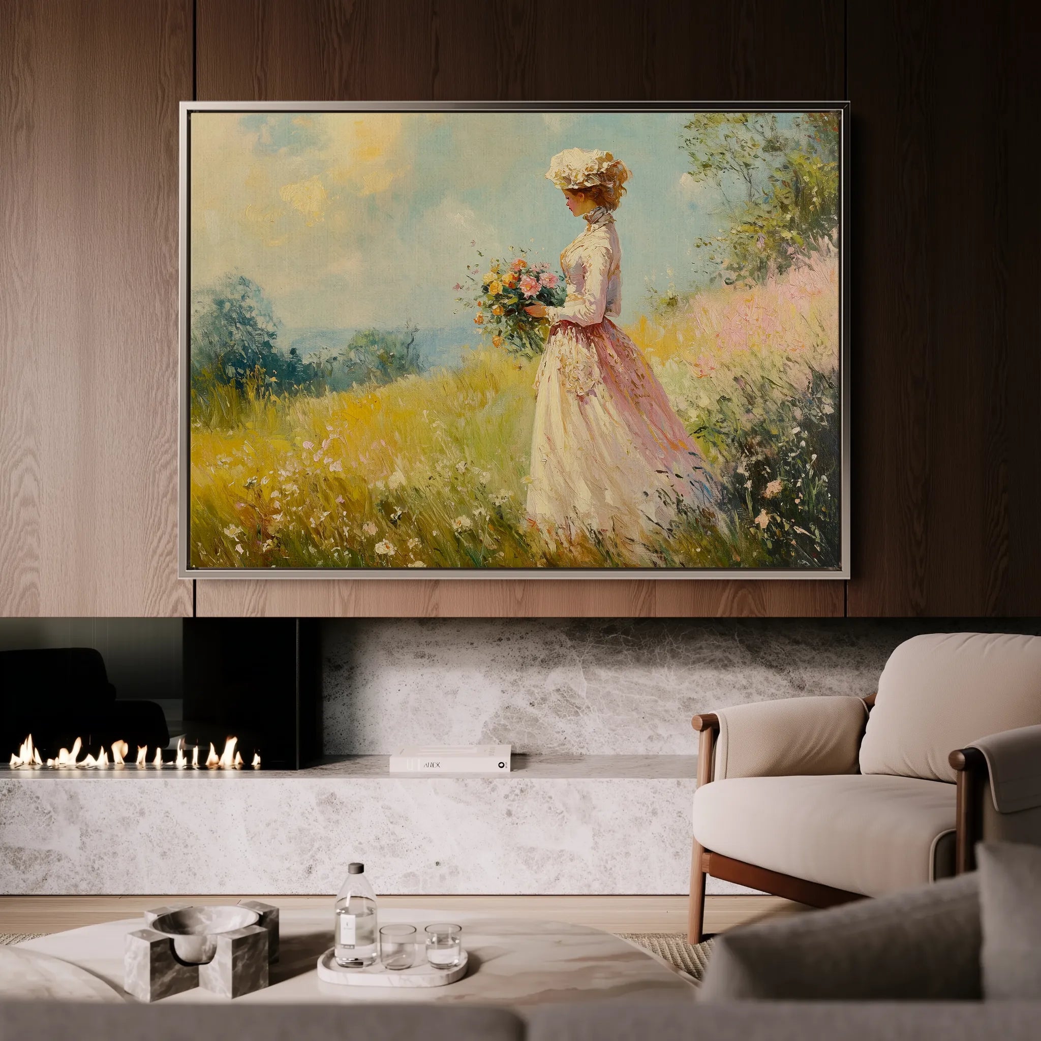 Classic Canvas Wall Art WAD031-CL 90 x 60 cm / Stretched on hidden frame