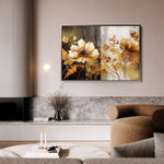 Floral Canvas Wall Art WAD031-F 90 x 60 cm / Stretched on hidden frame