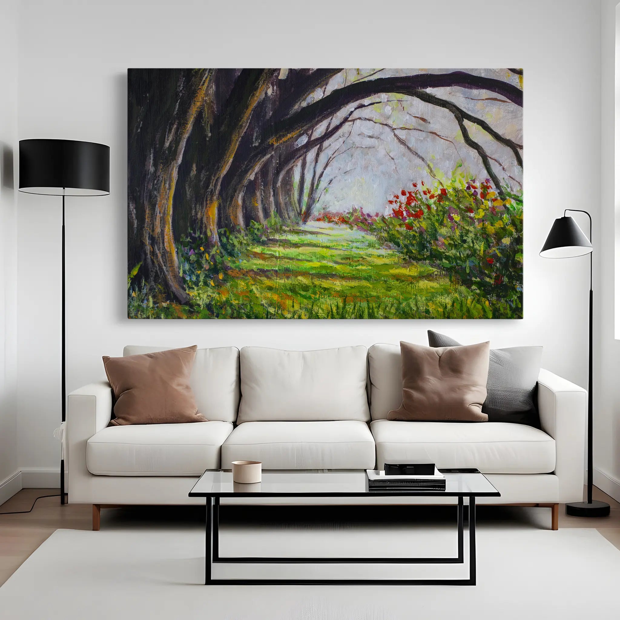 Landscape Canvas Wall Art WAD031-L 90 x 60 cm / Stretched on hidden frame