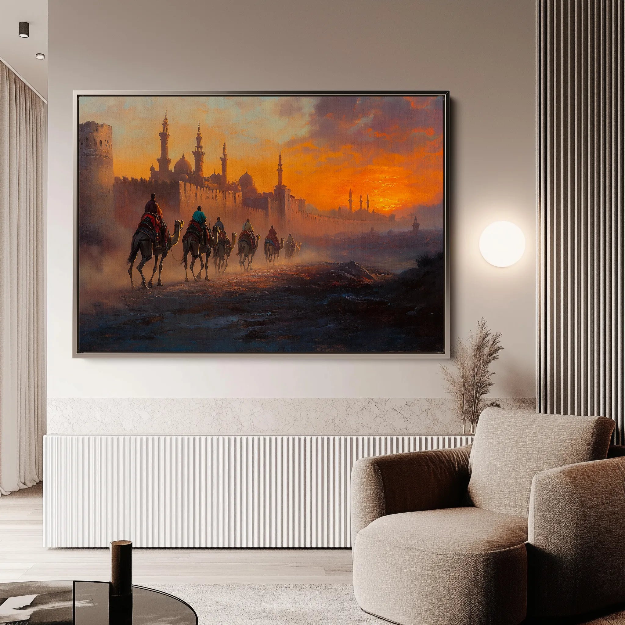 Orientalist Canvas Wall Art WAD031-OR 90 x 60 cm / Stretched on hidden frame