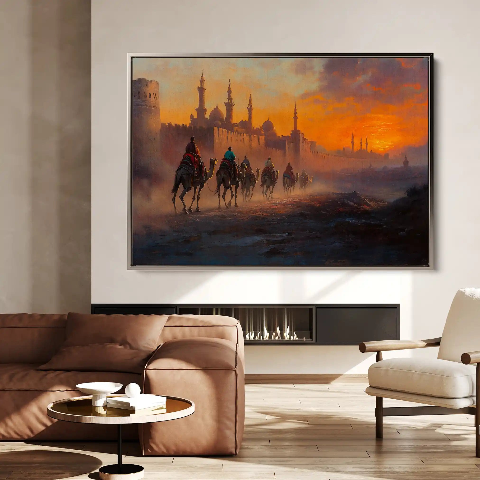 Orientalist 031 Canvas Art 90 x 60 cm / Stretched on hidden frame