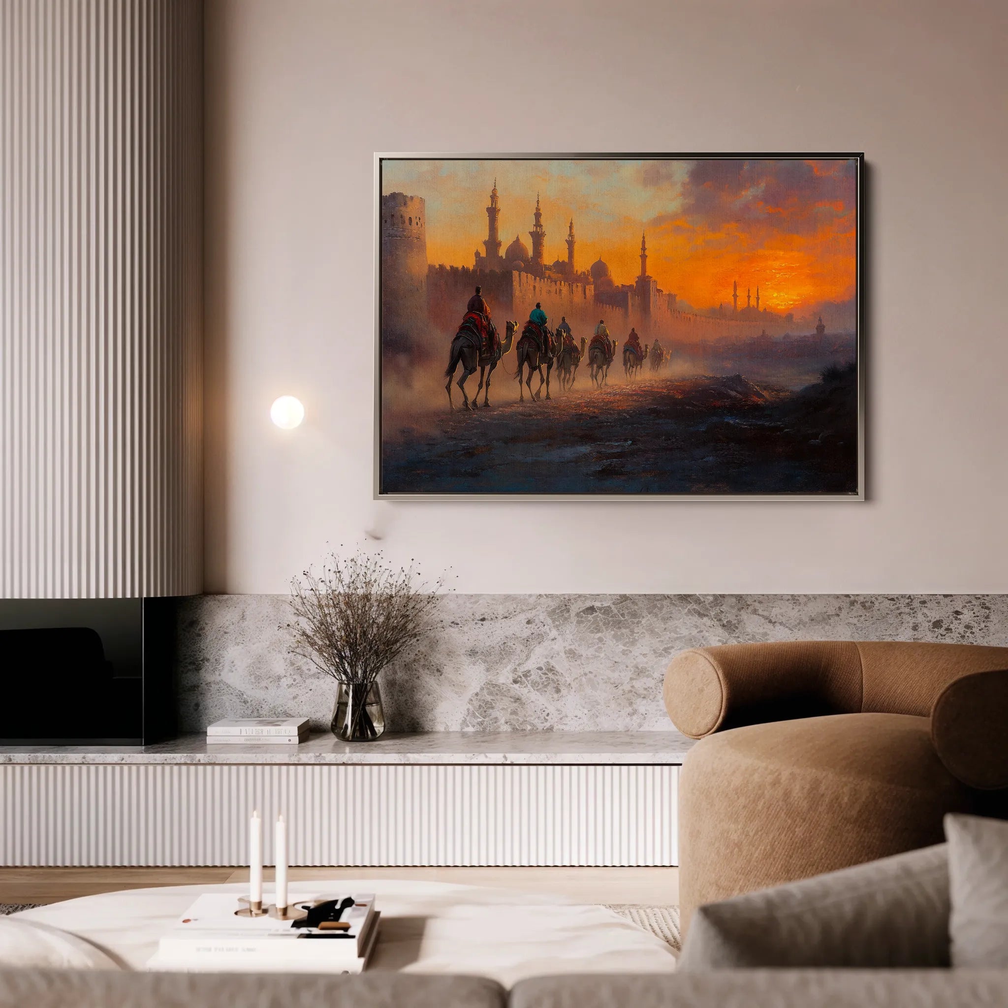 Orientalist Canvas Wall Art WAD031-OR 90 x 60 cm / Stretched on hidden frame