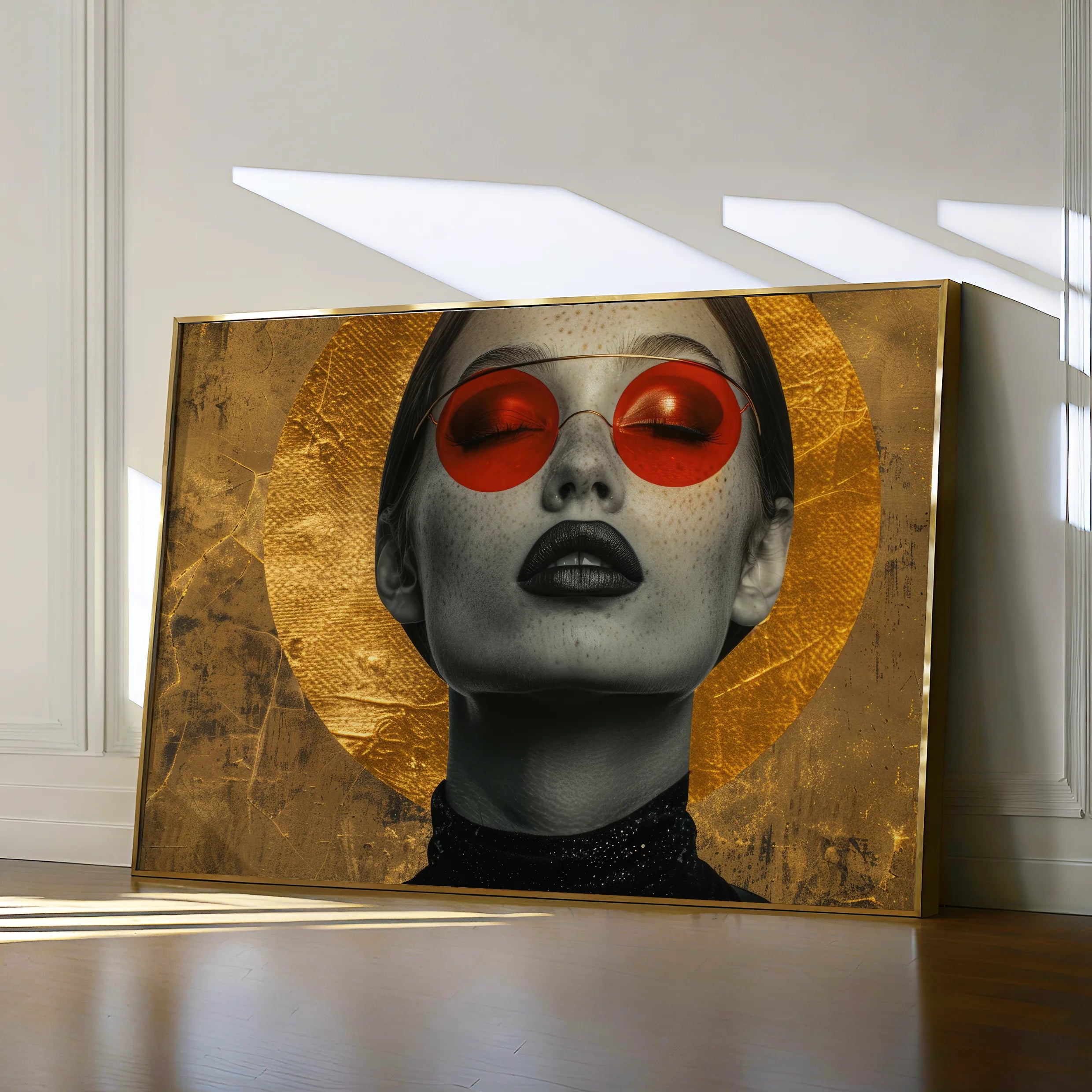 Portrait Canvas Wall Art WAD031-P 90 x 60 cm / Stretched on hidden frame