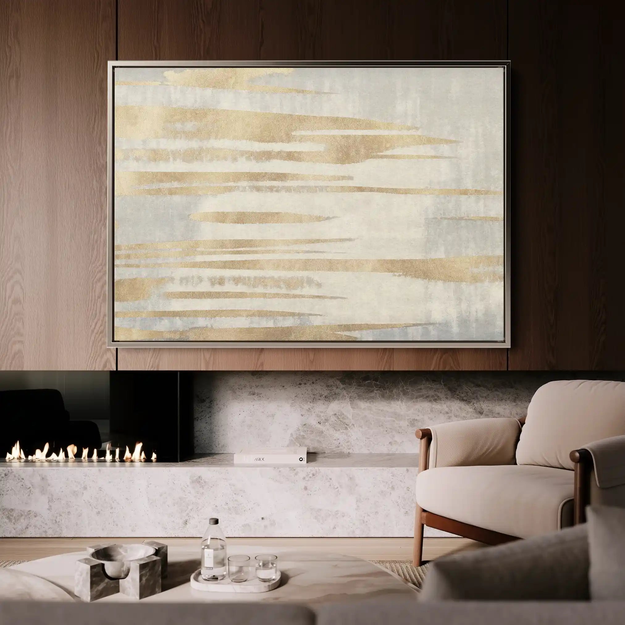 Abstract 032 Canvas Art 60 x 40 cm / Stretched on hidden frame