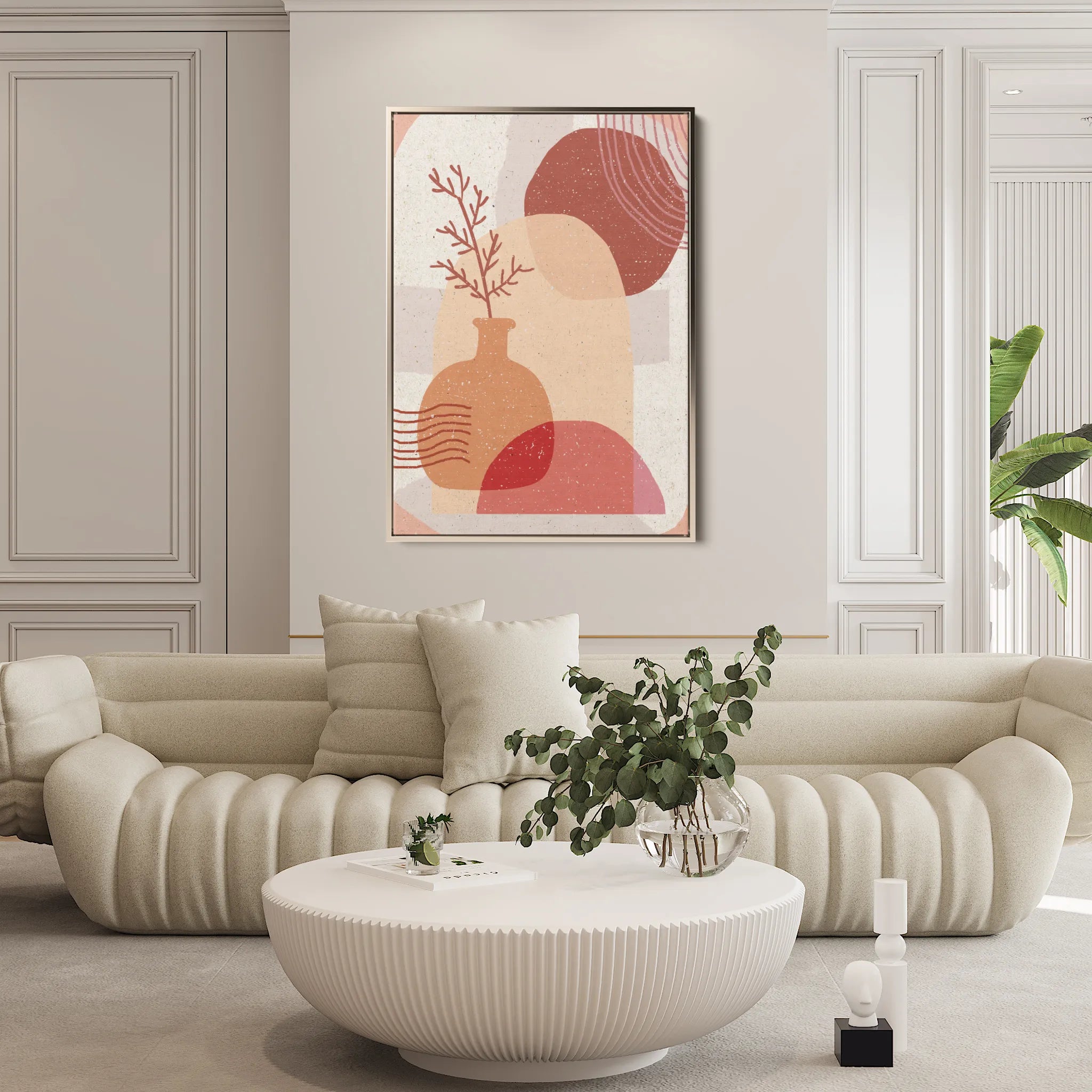 Boho Canvas Wall Art WAD032-BH 90 x 60 cm / Stretched on hidden frame