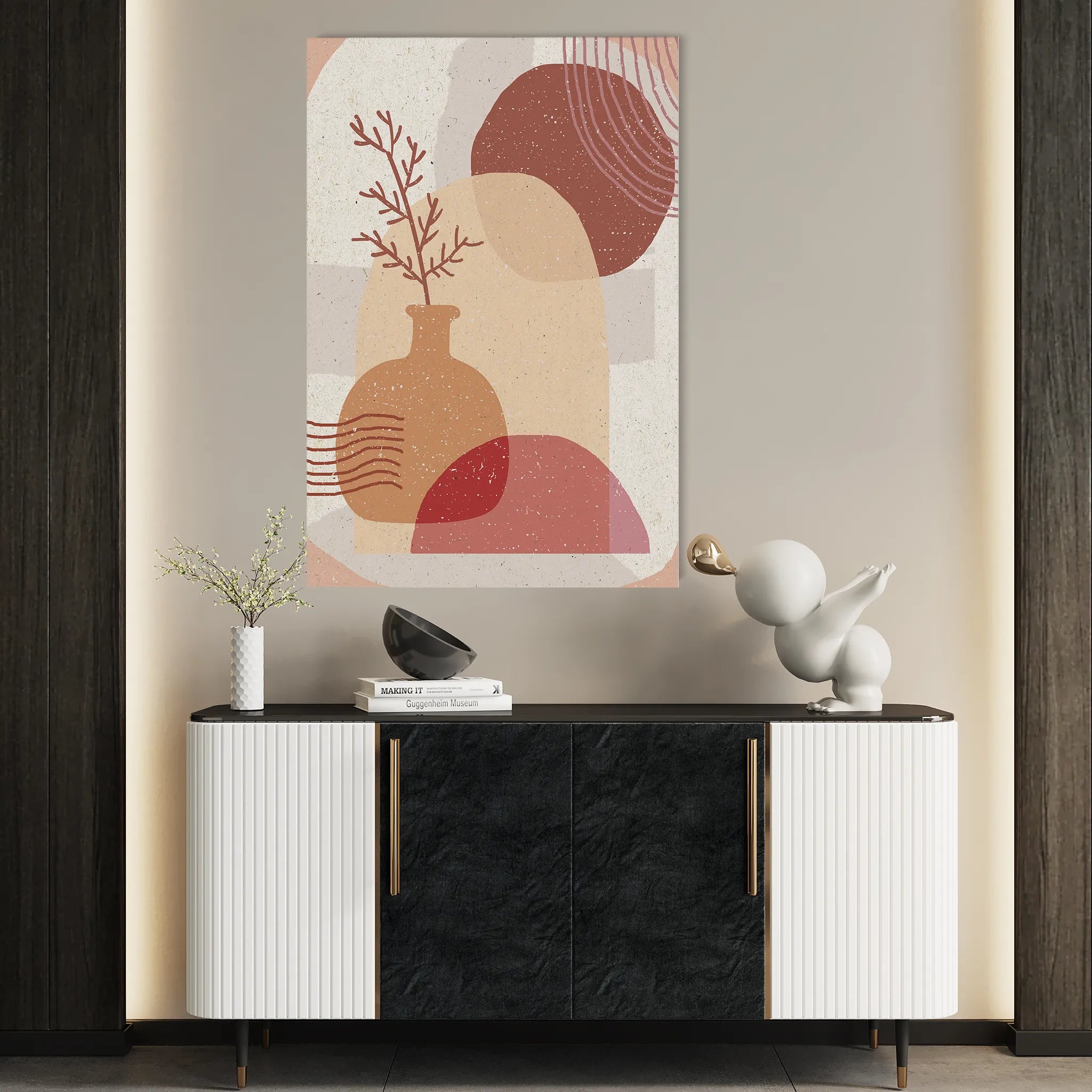 Boho Canvas Wall Art WAD032-BH 90 x 60 cm / Stretched on hidden frame