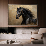 Horses 032 Canvas Art 90 x 60 cm / Stretched on hidden frame
