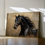 Horses 032 Canvas Art 90 x 60 cm / Stretched on hidden frame
