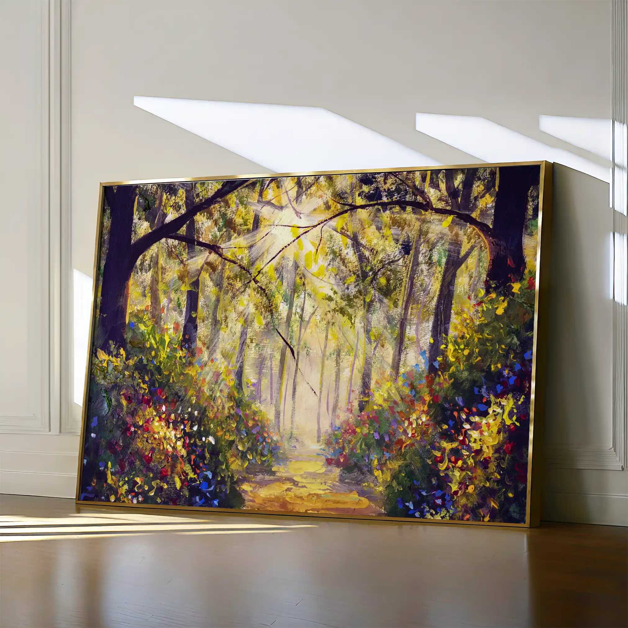 Landscape 032 Canvas Art 90 x 60 cm / Stretched on hidden frame