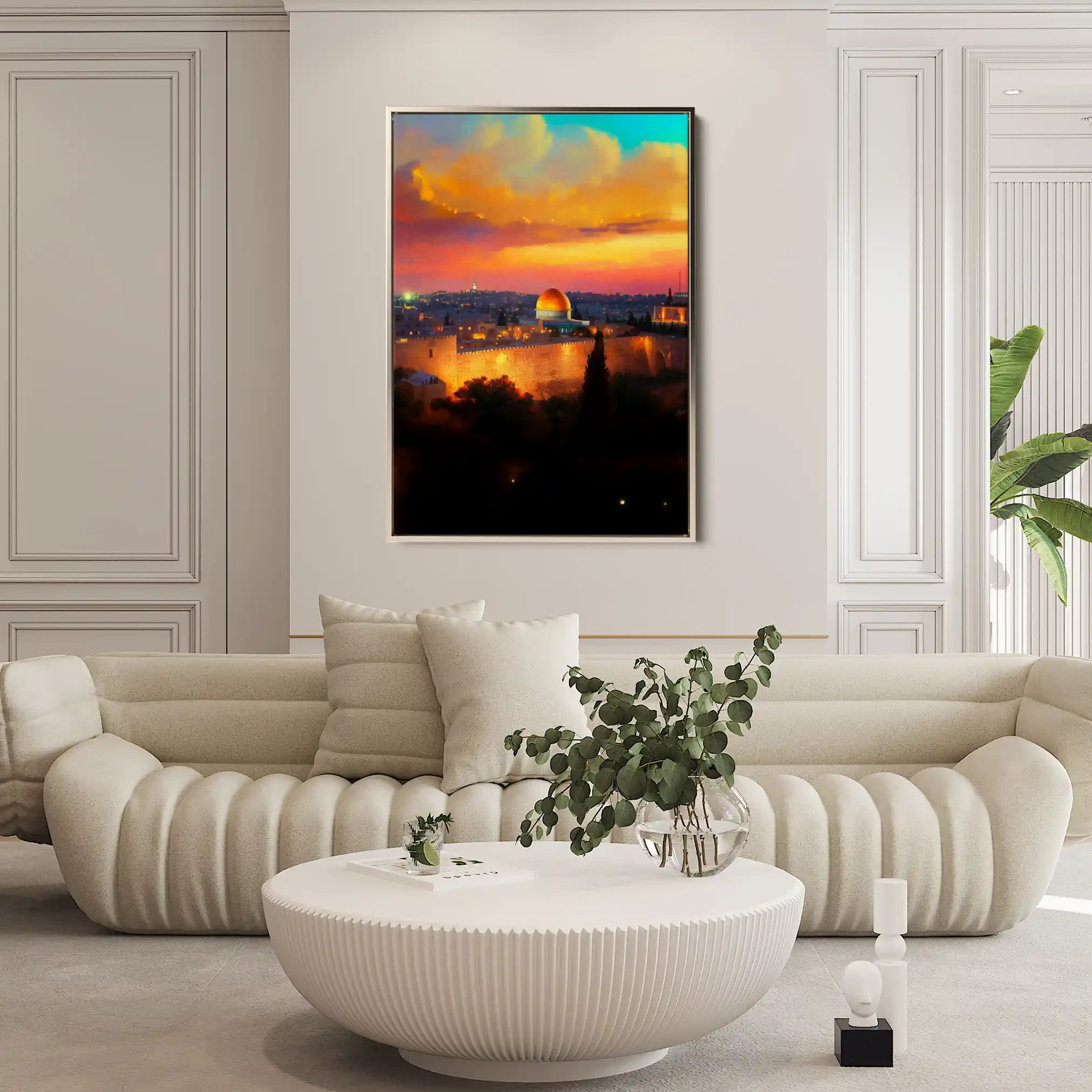 Palestine 032 Canvas Art 90 x 60 cm / Stretched on hidden frame