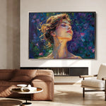 Portrait 032 Canvas Art 90 x 60 cm / Stretched on hidden frame