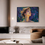 Portrait 032 Canvas Art 90 x 60 cm / Stretched on hidden frame