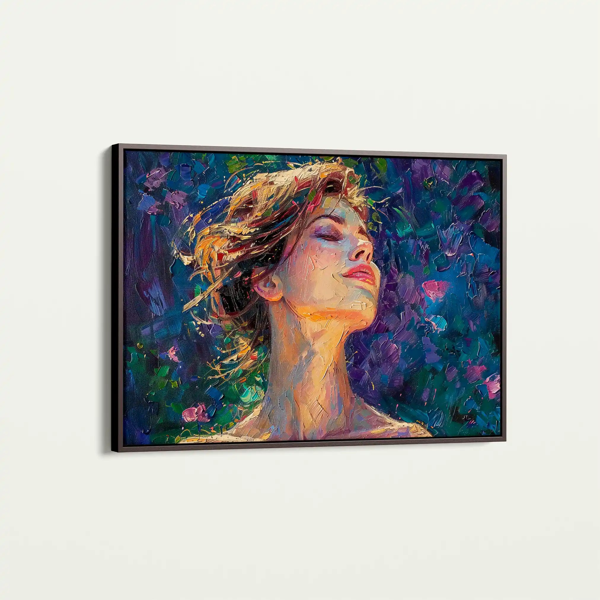 Portrait 032 Canvas Art 90 x 60 cm / Stretched on hidden frame