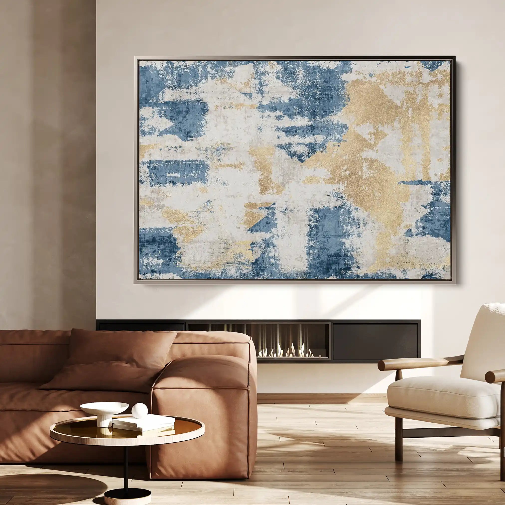 Abstract 033 Canvas Art 60 x 40 cm / Stretched on hidden frame