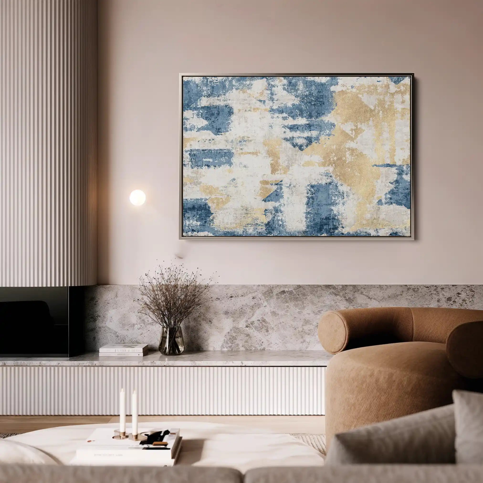 Abstract 033 Canvas Art 60 x 40 cm / Stretched on hidden frame