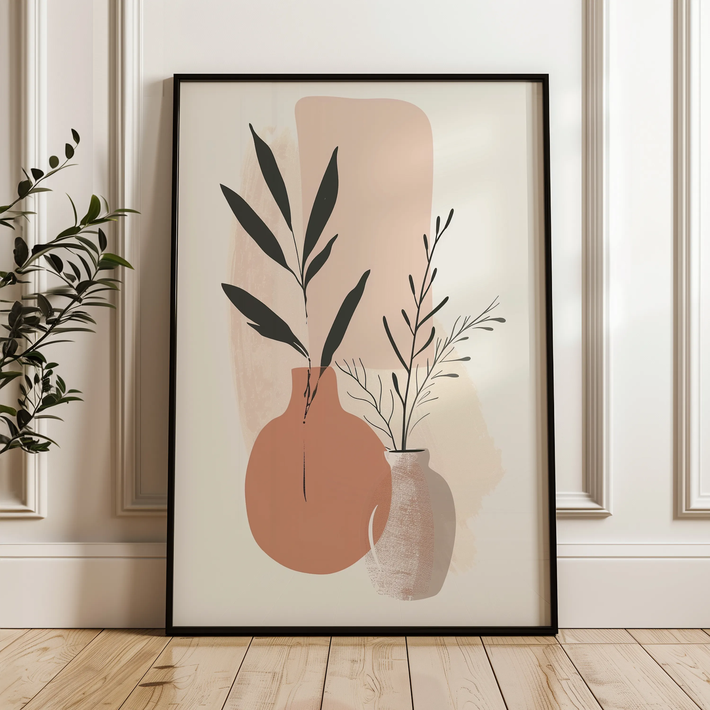 Boho Canvas Wall Art WAD033-BH 90 x 60 cm / Stretched on hidden frame