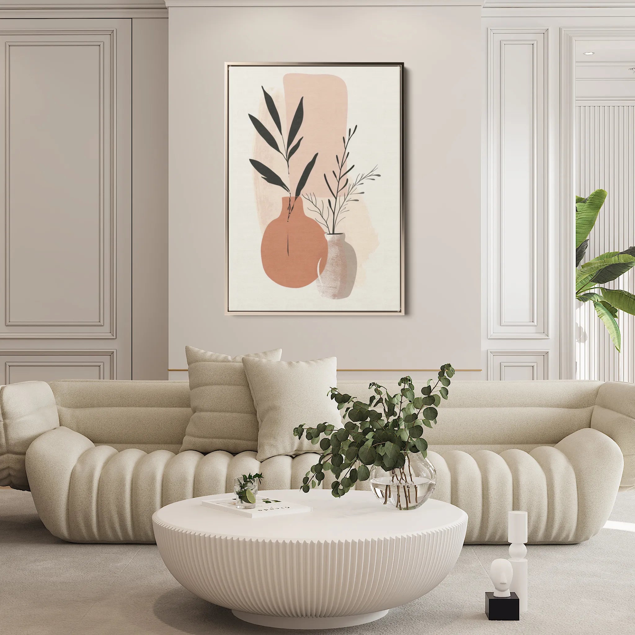 Boho Canvas Wall Art WAD033-BH 90 x 60 cm / Stretched on hidden frame