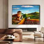 Landscape 033 Canvas Art 90 x 60 cm / Stretched on hidden frame