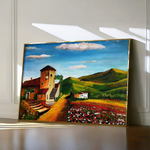 Landscape 033 Canvas Art 90 x 60 cm / Stretched on hidden frame