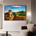 Landscape 033 Canvas Art 90 x 60 cm / Stretched on hidden frame