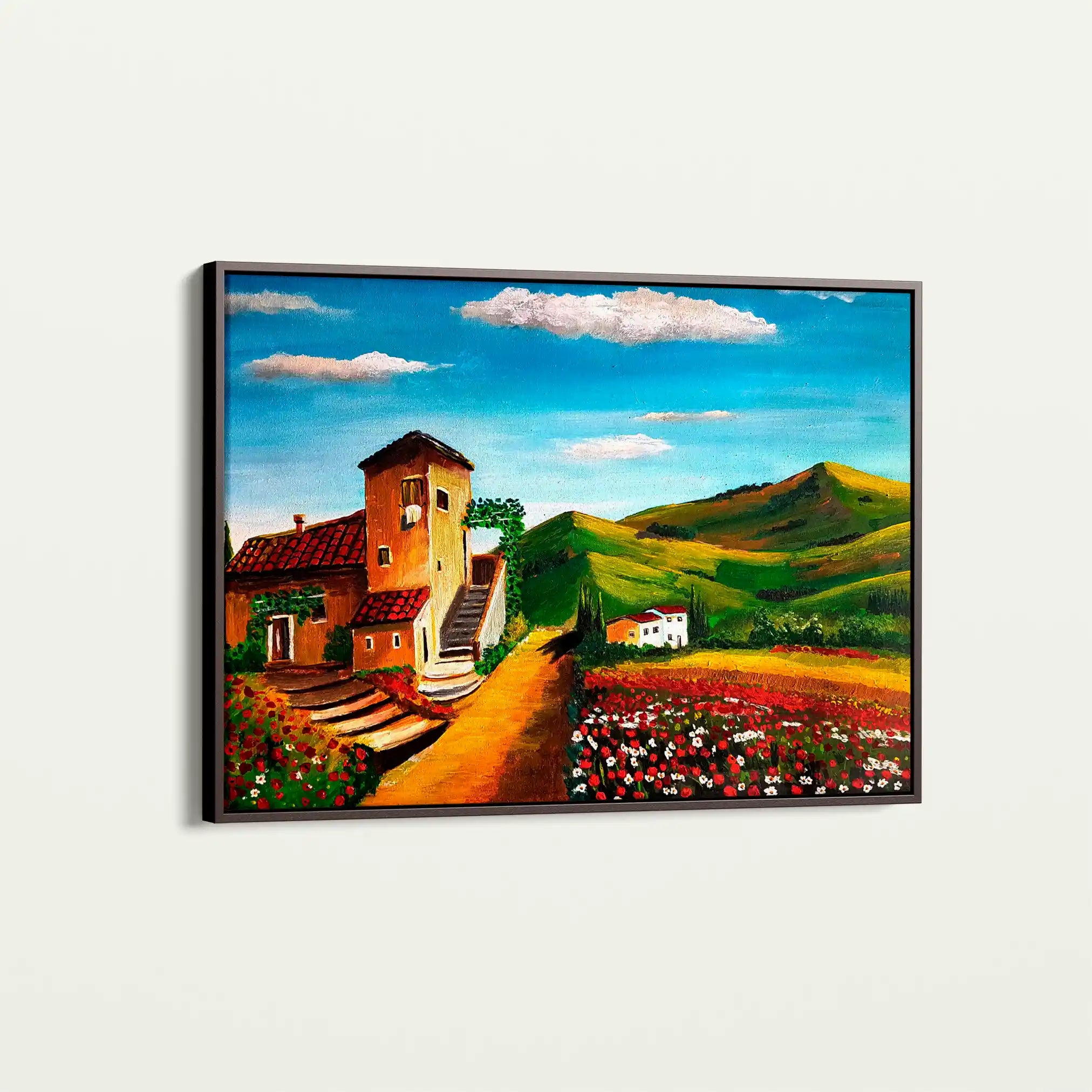 Landscape 033 Canvas Art 90 x 60 cm / Stretched on hidden frame