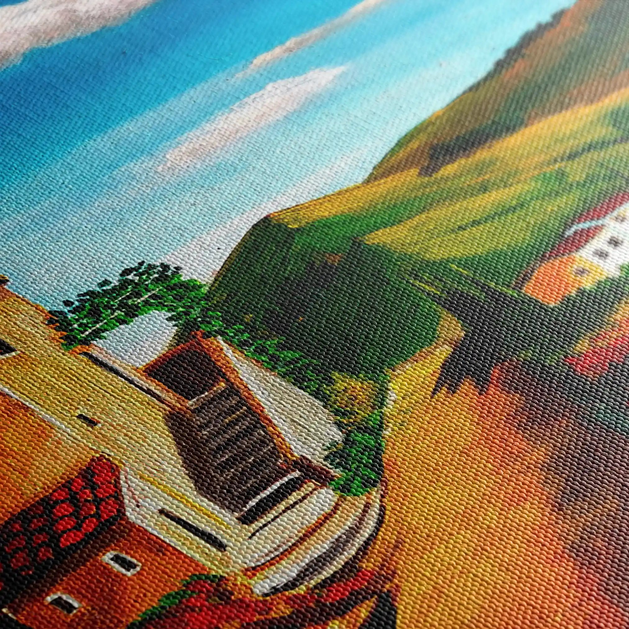 Landscape 033 Canvas Art 90 x 60 cm / Stretched on hidden frame