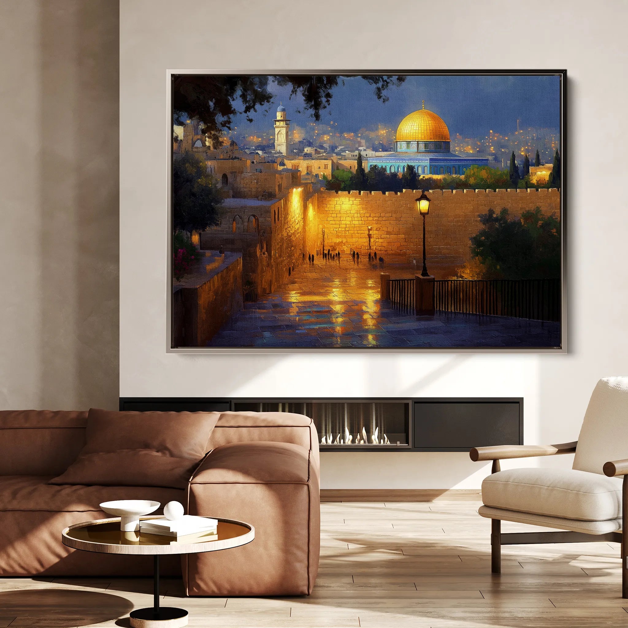 Palestine Canvas Wall Art WAD033-PL 90 x 60 cm / Stretched on hidden frame