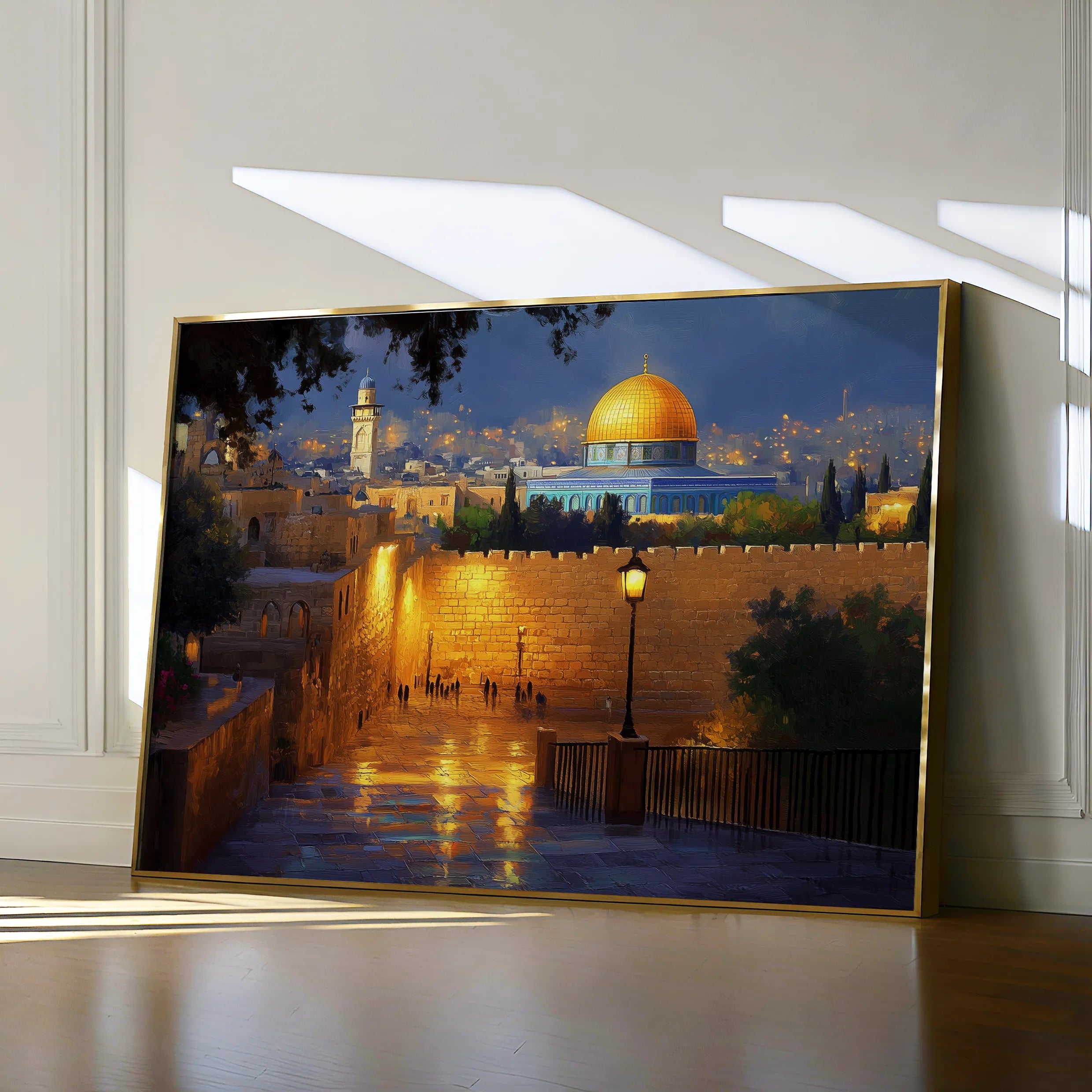 Palestine Canvas Wall Art WAD033-PL 90 x 60 cm / Stretched on hidden frame