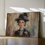 Portrait 033 Canvas Art 90 x 60 cm / Stretched on hidden frame