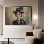 Portrait 033 Canvas Art 90 x 60 cm / Stretched on hidden frame