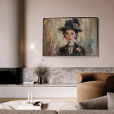 Portrait 033 Canvas Art 90 x 60 cm / Stretched on hidden frame