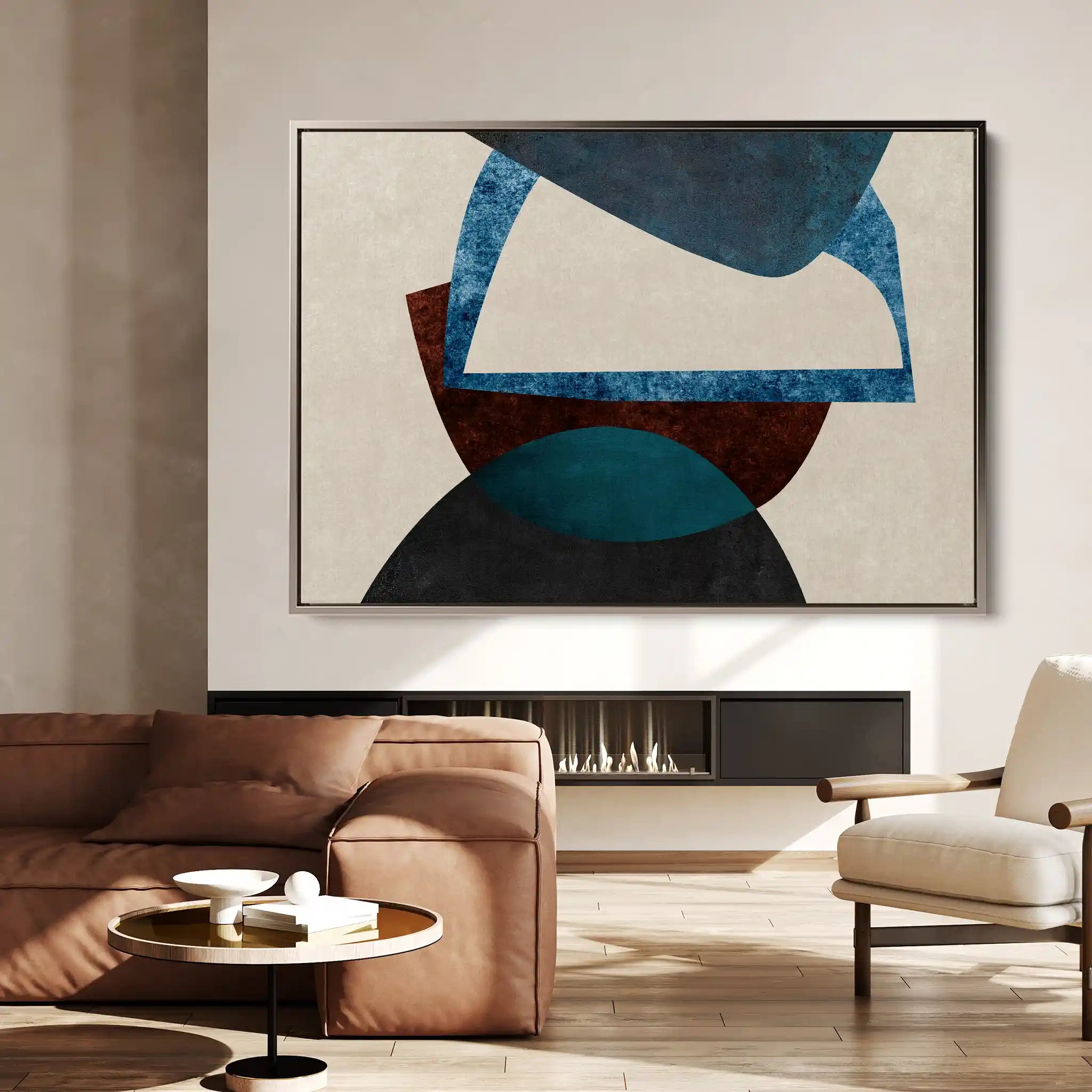 Abstract 034 Canvas Art 60 x 40 cm / Stretched on hidden frame