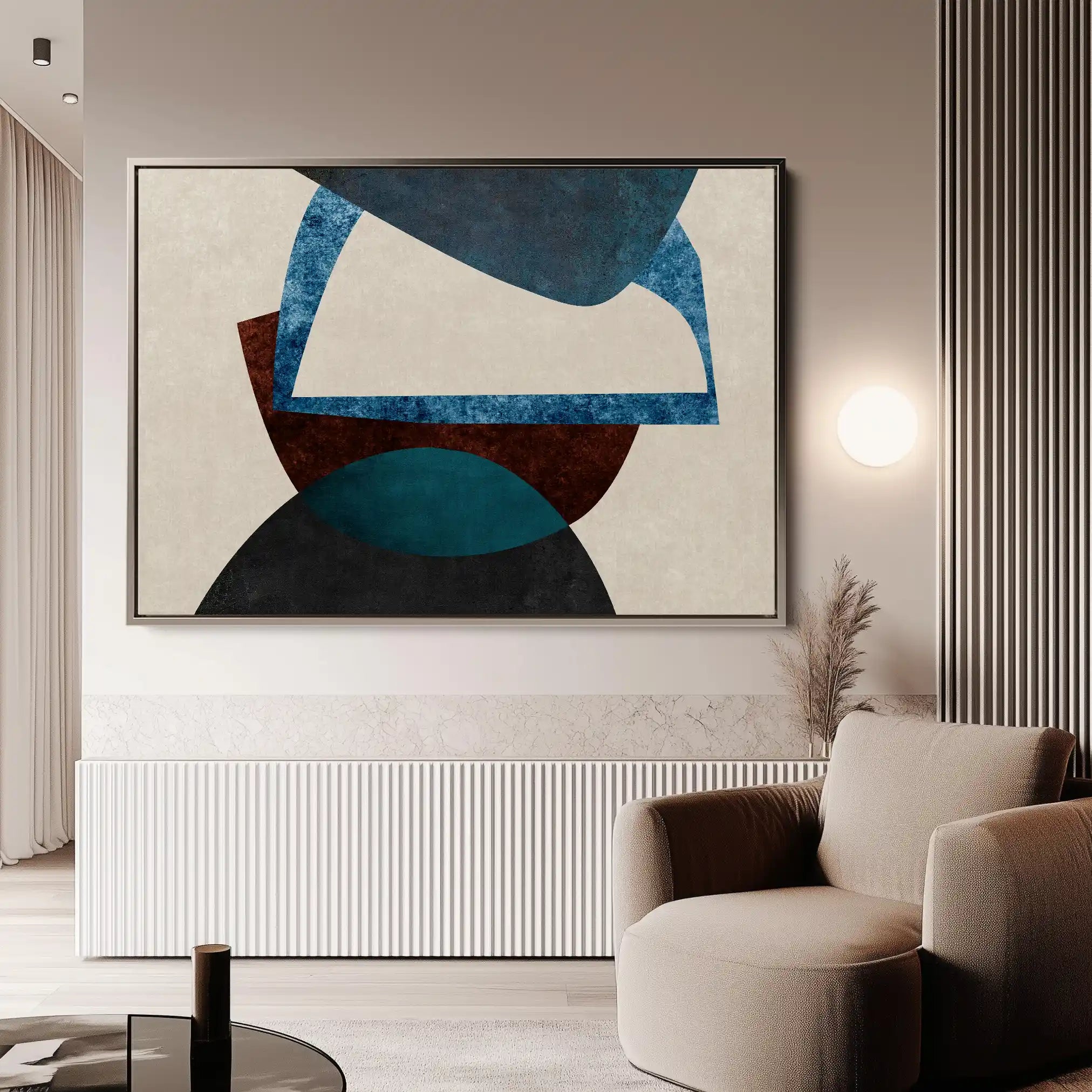 Abstract Canvas Wall Art WAD034-A 90 x 60 cm / Stretched on hidden frame