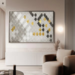 Abstract 035 Canvas Art 60 x 40 cm / Stretched on hidden frame