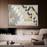 Abstract 035 Canvas Art 60 x 40 cm / Stretched on hidden frame