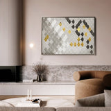 Abstract 035 Canvas Art 60 x 40 cm / Stretched on hidden frame
