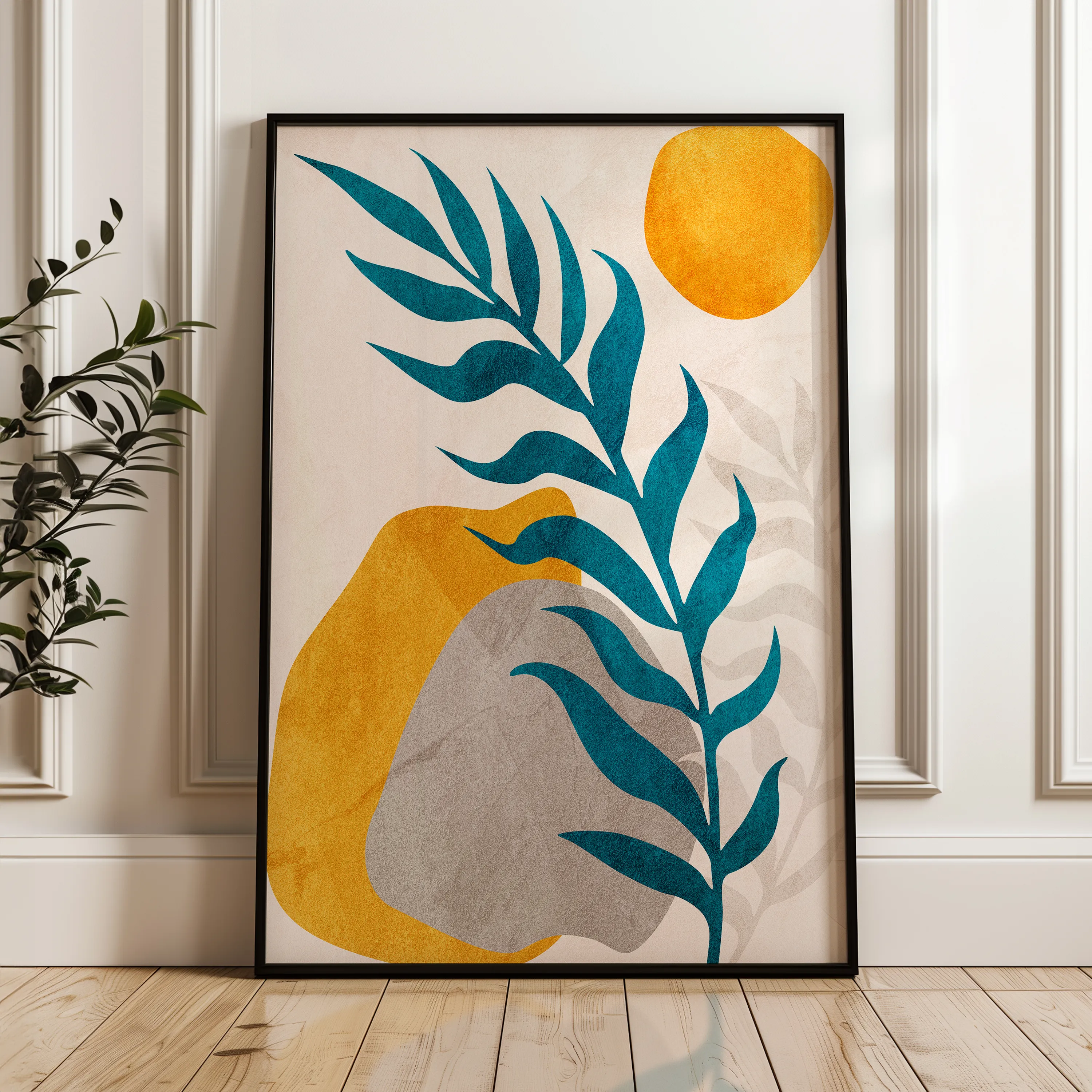 Boho Canvas Wall Art WAD035-BH 90 x 60 cm / Stretched on hidden frame