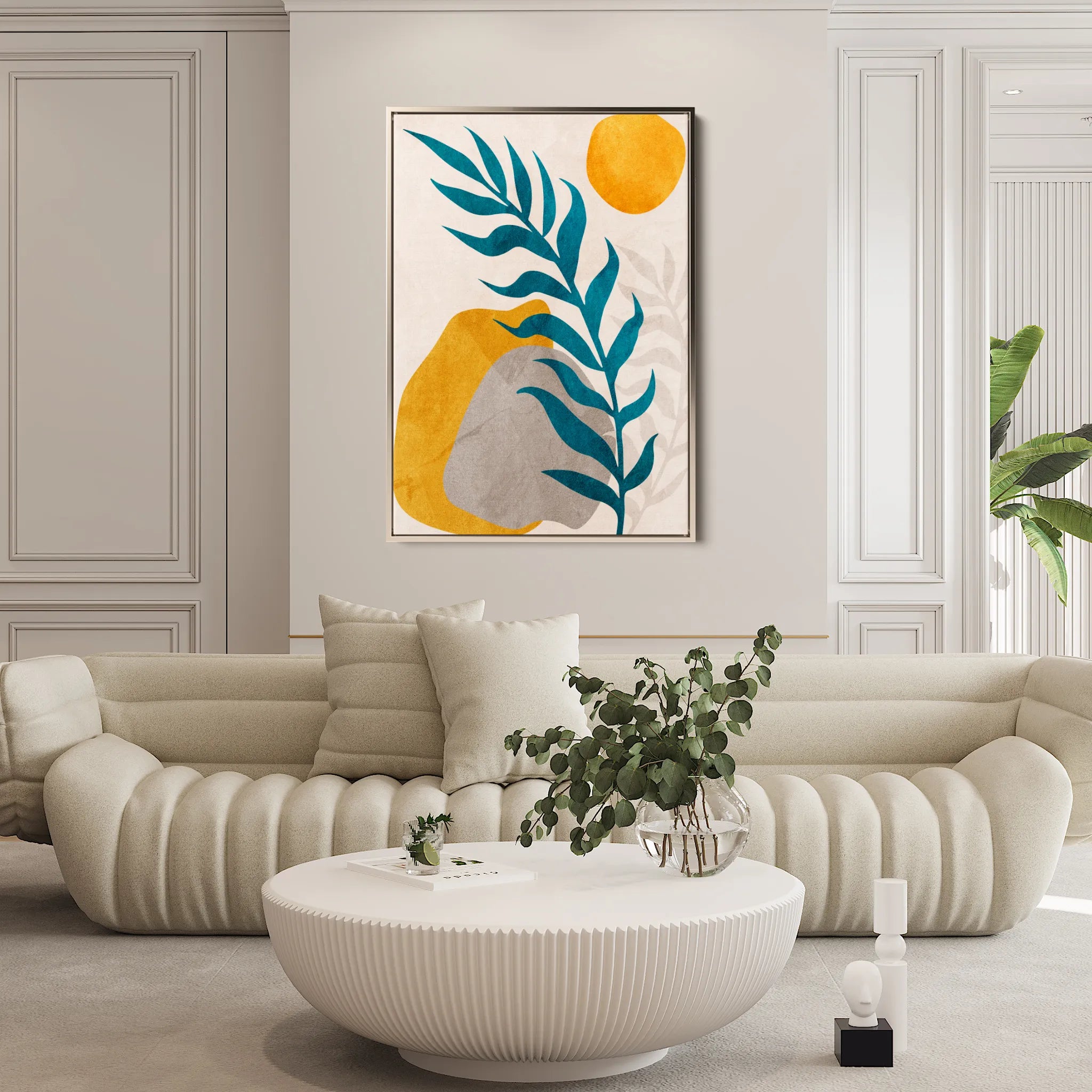 Boho Canvas Wall Art WAD035-BH 90 x 60 cm / Stretched on hidden frame