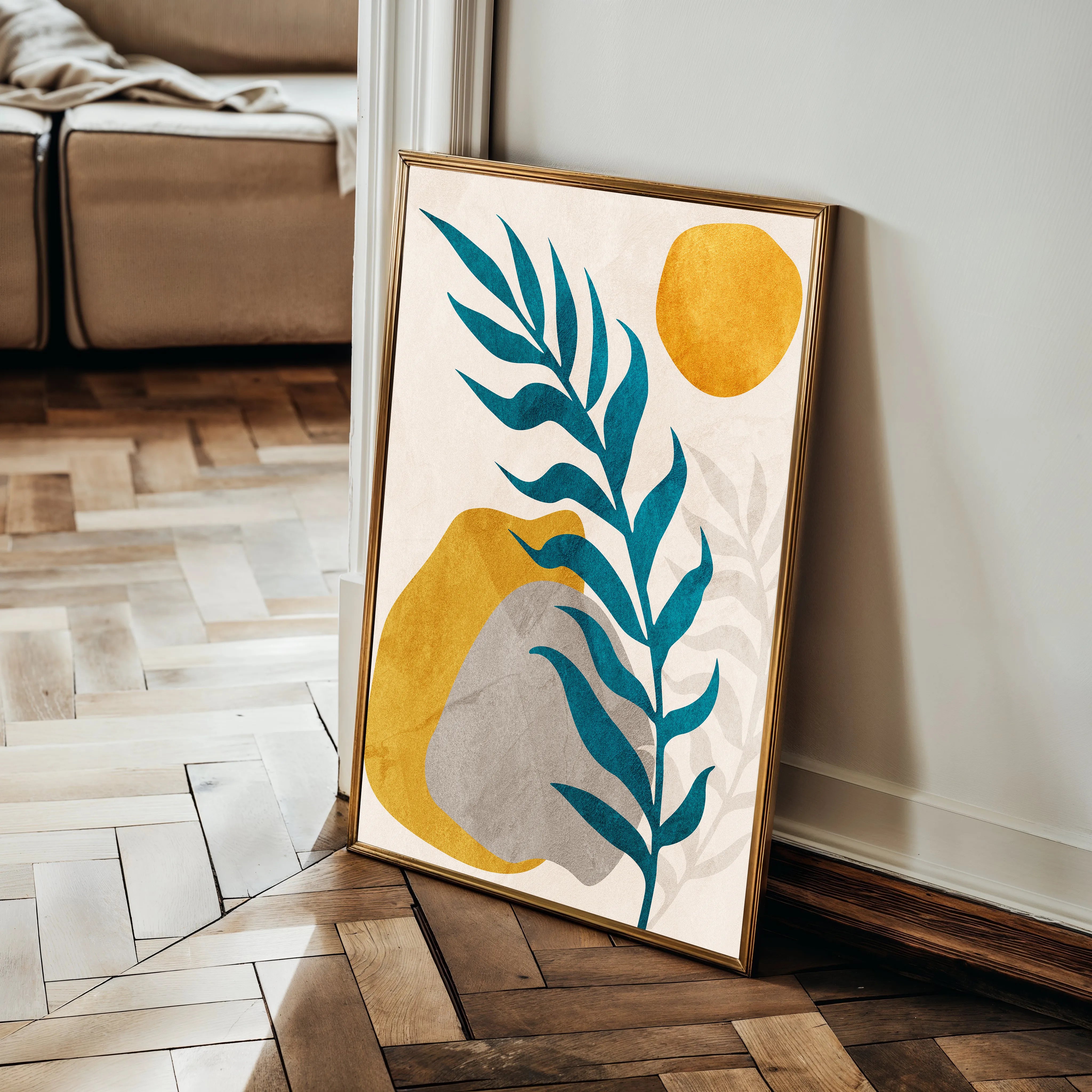 Boho Canvas Wall Art WAD035-BH 90 x 60 cm / Stretched on hidden frame