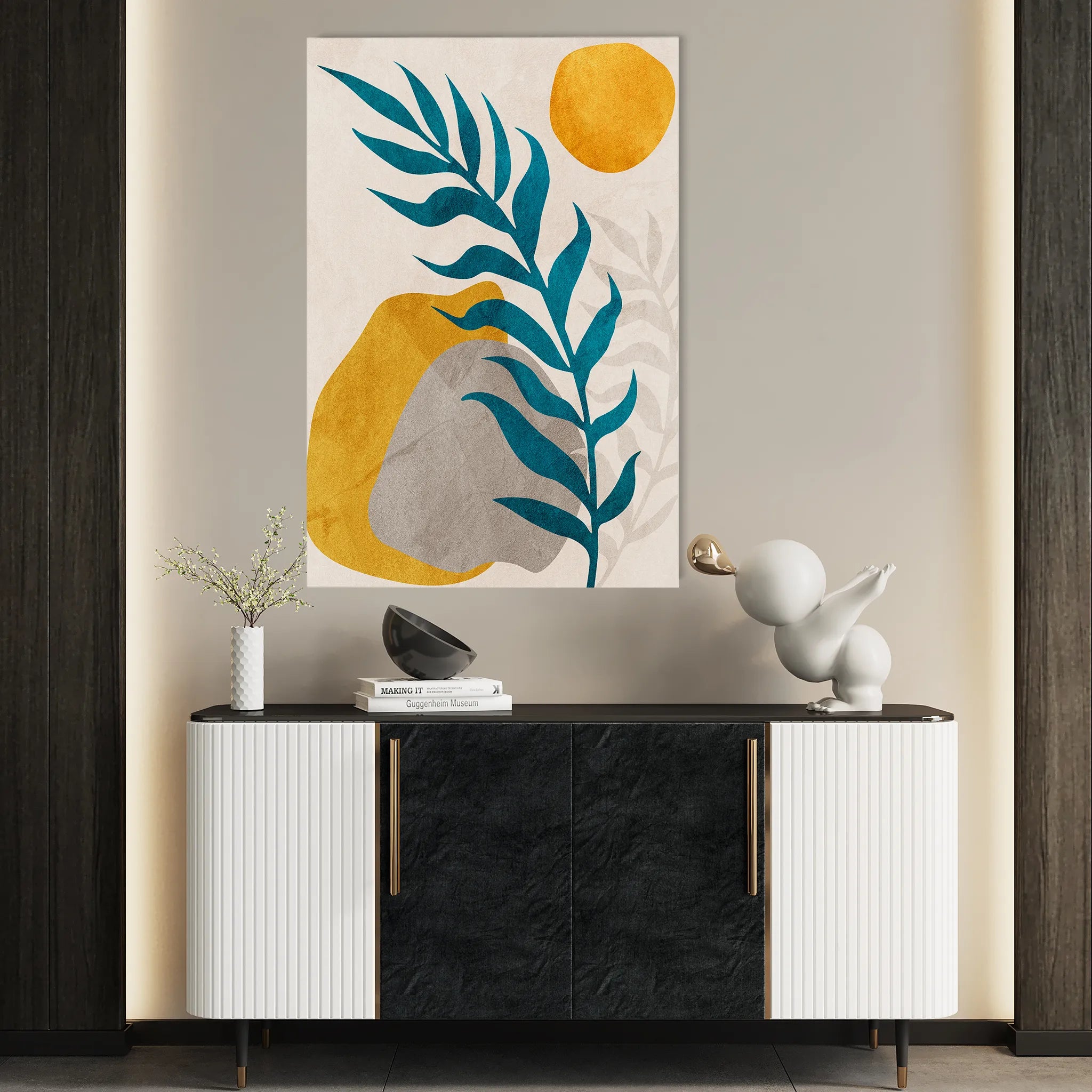 Boho Canvas Wall Art WAD035-BH 90 x 60 cm / Stretched on hidden frame