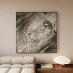 Islamic 035 Canvas Art 60 x 60 cm / Stretched on hidden frame