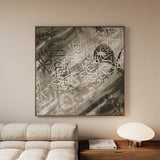 Islamic 035 Canvas Art 60 x 60 cm / Stretched on hidden frame