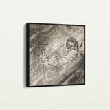 Islamic 035 Canvas Art 60 x 60 cm / Stretched on hidden frame
